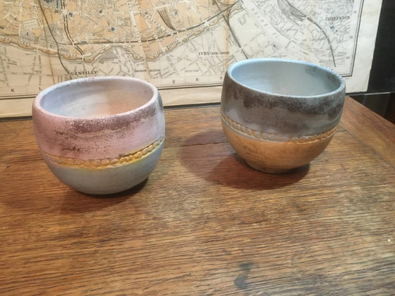 Coppia di ciotole in gres – Stoviglie, Porcellana, Vintage (photo 5 of 8)