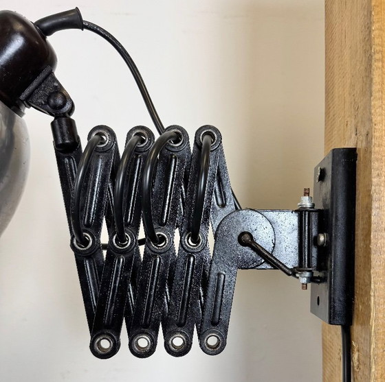 Image 1 of Industriële Midcentury Schaar Wandlamp, Jaren 50