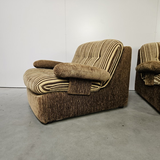 Image 1 of Vintage modulaire bank, 4 delig