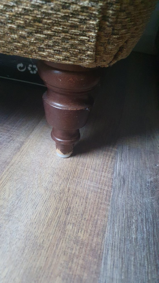 Image 1 of Zweisitzer-Sofa mit Hocker