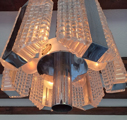 Vintage Kaiser light design classic ceiling lamp 70s space age