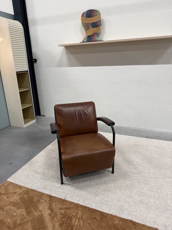 Leolux Scylla Low Armchair Brown Leather (photo 5 of 7)