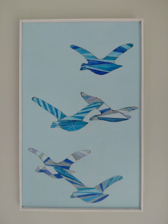 "Different Souls, One Flight", Gallery Suncorner, Decorazioni murali, Legno, Bianco (foto 6 di 8)