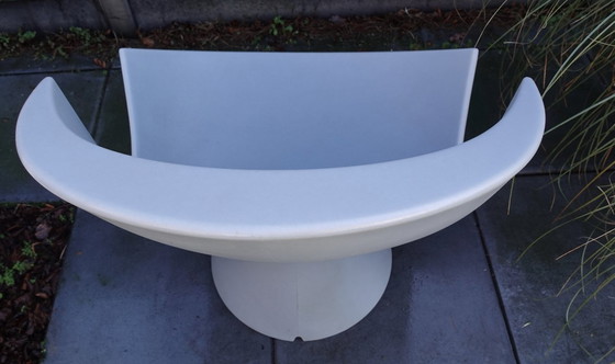 Image 1 of Karim Rashid Kite loungestoel voor Label, 2004 lichtblauw