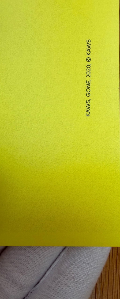 KAWS – Gone, 2020, Ausstellungsplakat (2025), Copyright KAWS, Gedruckt in den USA