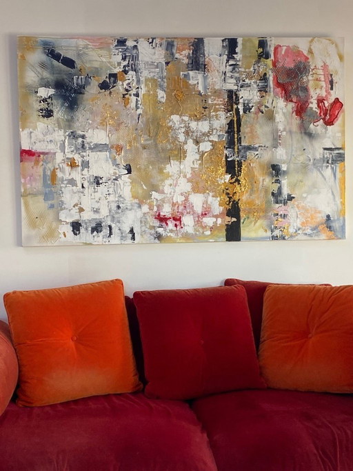 Technique mixte sur toile