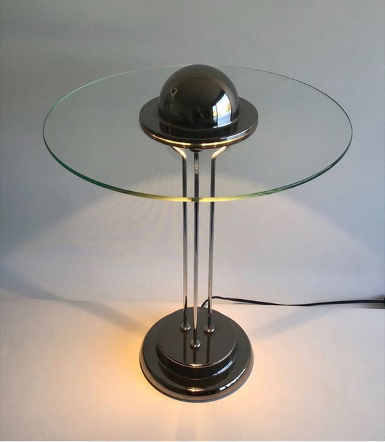 Image 1 of Ruimtetijdperk tafellamp/bureaulamp ufo model