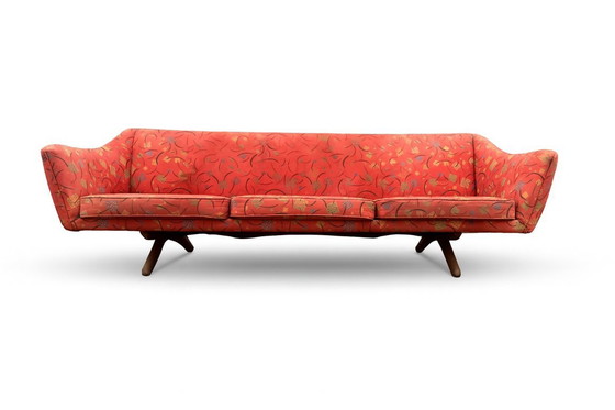 Image 1 of Illum Wikkelsø ML90 Scandinavische mid-century 3-zits sofa (jaren ’60)