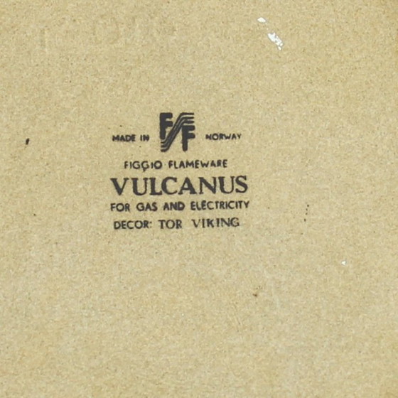 Image 1 of Turi Gramstad-Oliver (1938) - Diseño Turi - Decoración Tor Viking - Juego de 2 cacerolas - Fabricado en Noruega - Fjiggjo Flint