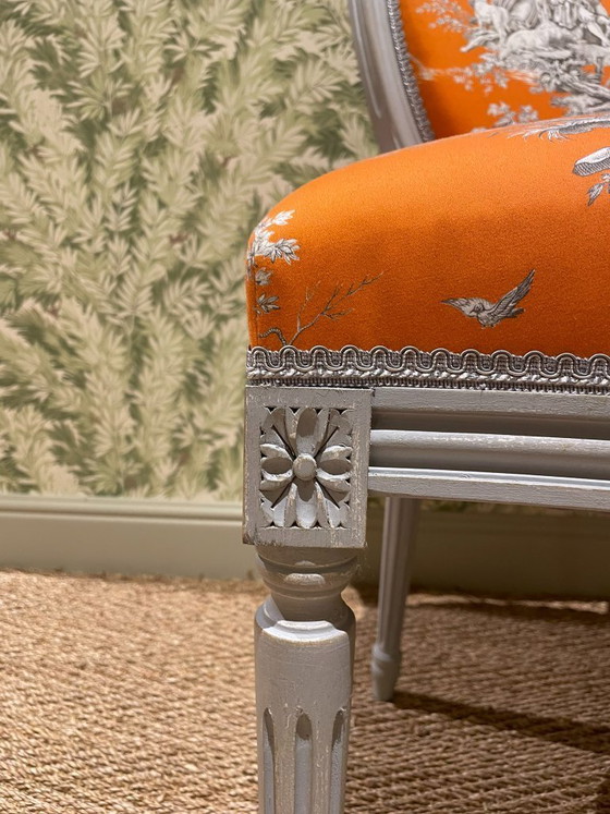 Sedia da pranzo Gilles Nouilhac – Gilles Nouailhac, Sedie da pranzo, Textile, Wood (photo 3 of 5)