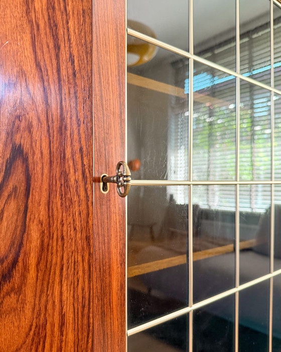 Image 1 of Vintage Deense palissander hoekkast