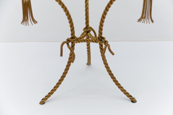 Image 1 of Table basse florentine en métal torsadé, Italie, années 1970