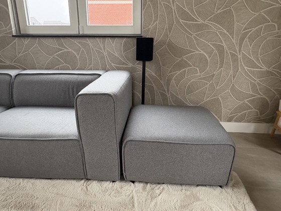 Image 1 of Sofá Bo Concept Carmo de 2,5 plazas con reposapiés en fieltro gris