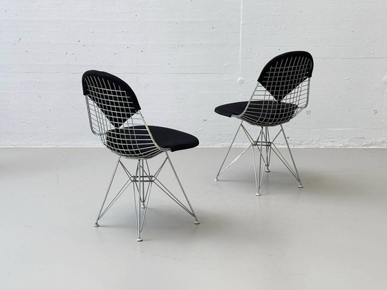 Image 1 of Set of 4 Mid - Century DKR Bikini chairs by Charles Eames for Vitra
