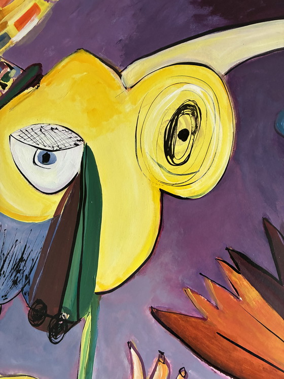 Image 1 of Acrílico sobre papel pintado Annelies van Biesbergen 147x105