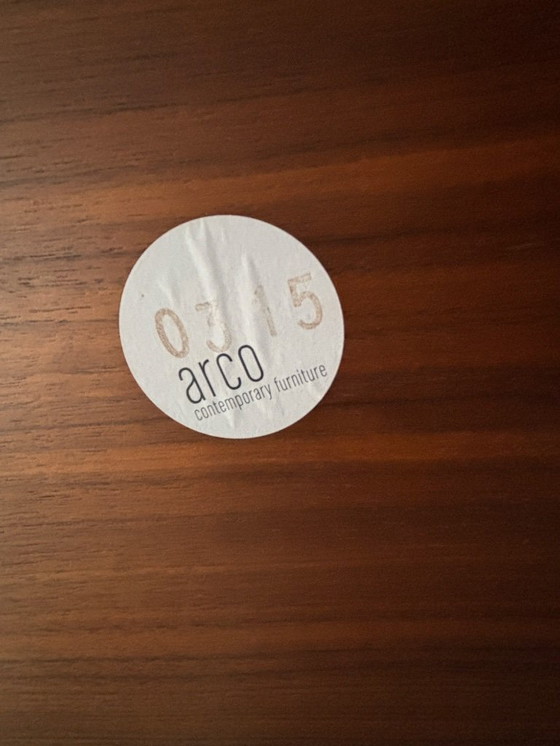 Image 1 of Arco slim table in walnut 160x90x75