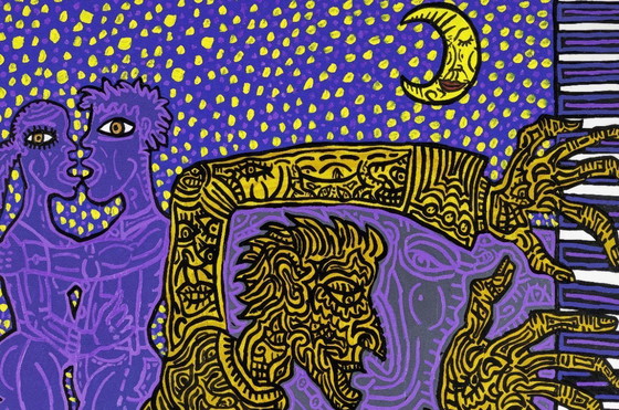 Image 1 of El pianista - Robert Combas - 1989 - Póster 70 x 100 cm