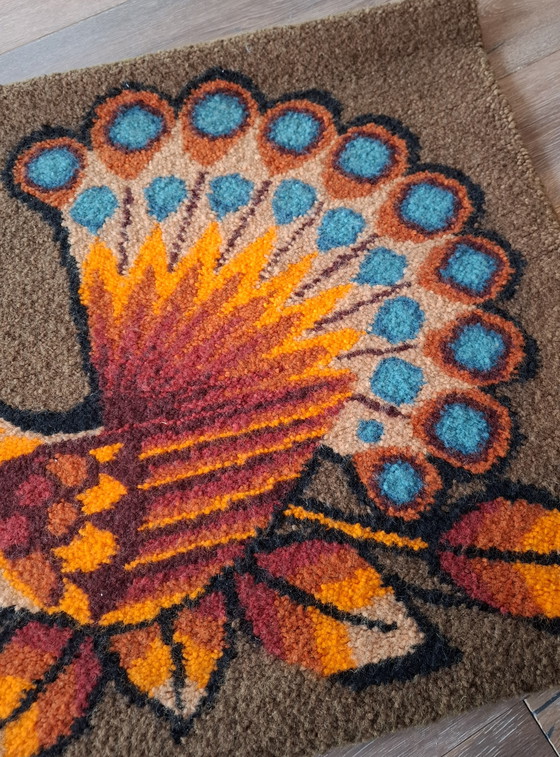 Image 1 of Grande arazzo da parete Smyrna annodato a mano.