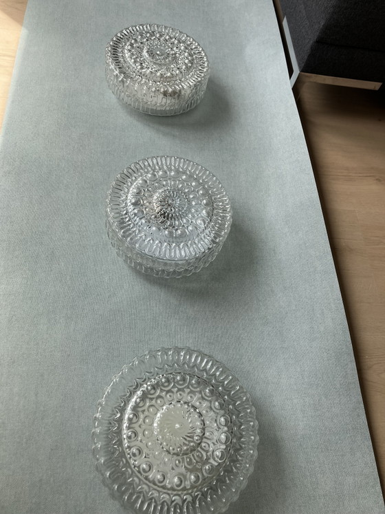 3 lampade da parete e da soffitto vintage in vetro – Applique, Glass (photo 6 of 6)