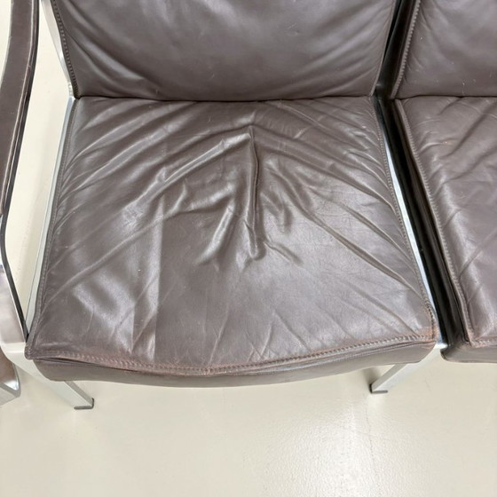 Knoll Art Collection Leather Bench, Rudolf B. Glatzel – 2 seaters, Metal (photo 8 of 12)