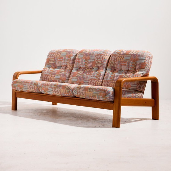 Image 1 of MK11495 Sofá de teca de tres plazas