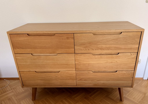 Commode large Jenson de MADE.com – Chêne – Design Tim Fenby – Excellent état – ladekasten, Wood