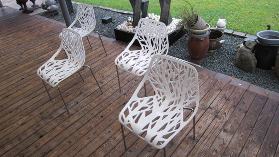 Image 1 of Italiaanse Design stoel voor Woonkamer-Kantoor-Terras.Nieuw!