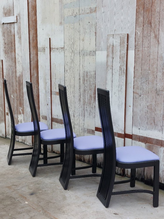 Image 1 of Sedie modello L4k 252 di Liberty, set di 4. Design