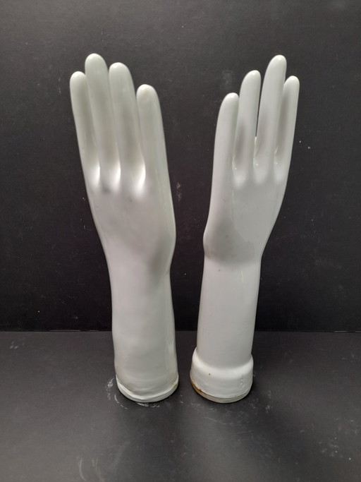 Molde de cerámica grande para guantes