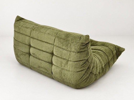 Michel Ducaroy for Ligne Roset Olive Togo 2-seat Sofa – 2 seaters, Textile (photo 5 of 11)