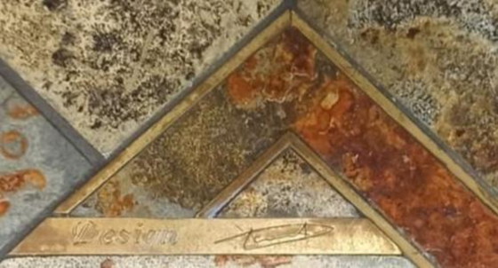 Image 1 of Vintage Fedam Brutalist Coffee Table