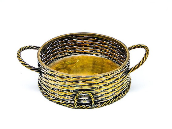 Early 20th Century Bottle Stand From Kölner Werkstätte – Table accessories, Metal, Brass (photo 5 of 14)