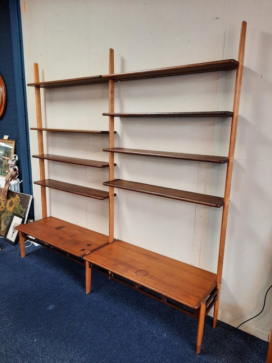 Image 1 of Vintage double wall unit by William Watting and Scanflex for Fristho.