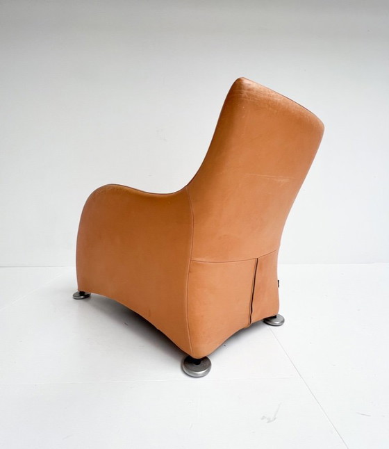 Image 1 of Montis Loge fauteuil met voetenbank van Gerard van den Berg, 1980's