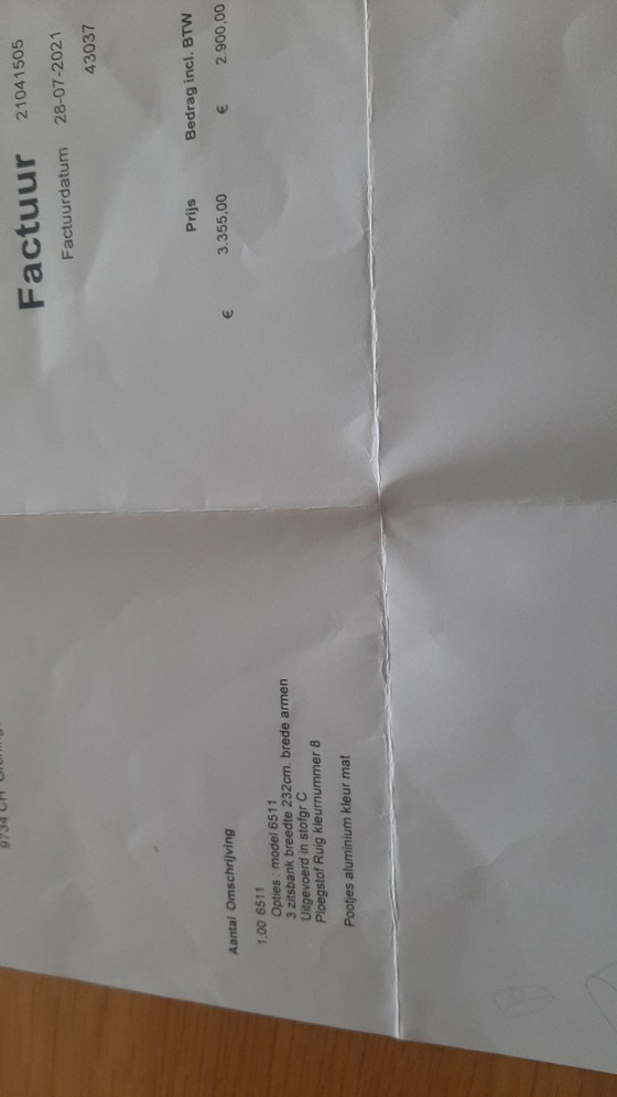 Image 1 of Divano a 3 posti Gelderland