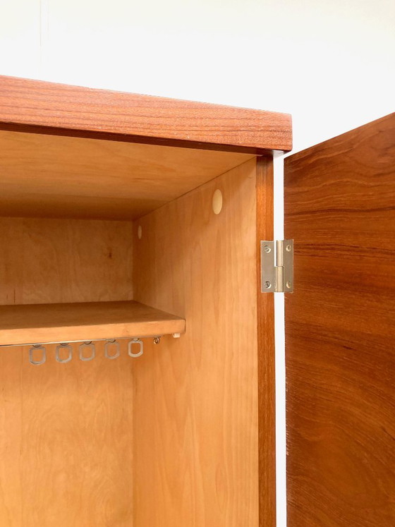 Image 1 of Mid-century vintage teak kleerkast/wandkast 1960's