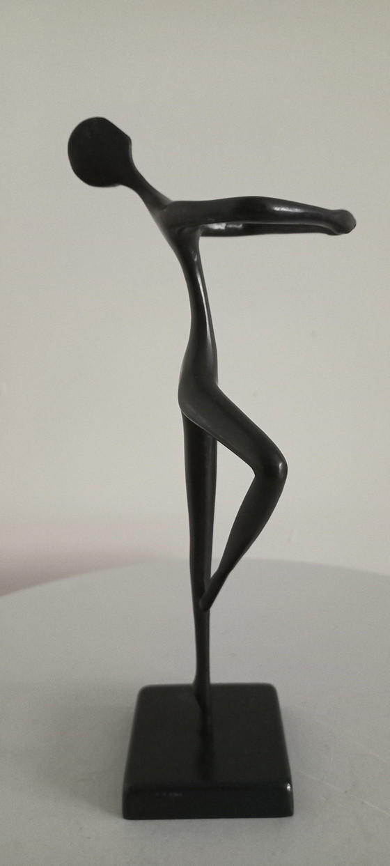Vintage Ikea Bodrul Khalique Bronze Ballet Dancer (2000) – Decorative Objects (photo 3 of 5)