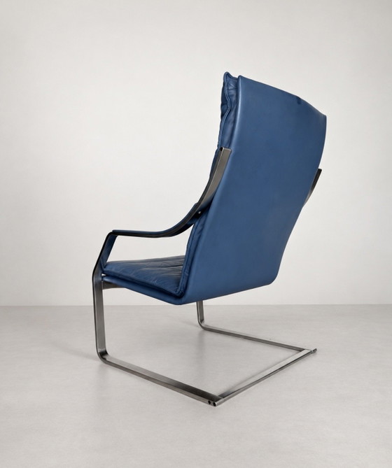 Vintage Art Collection, Walter Knoll, Komet Lounge Chair – Poltrone, Leather, rvs (photo 8 of 15)