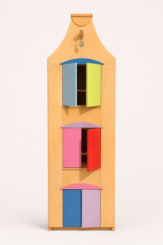 Image 1 of Niederländischer Designschrank „Amsterdam Grachtenhaus“ – Marie-Louise Groot Kormelink