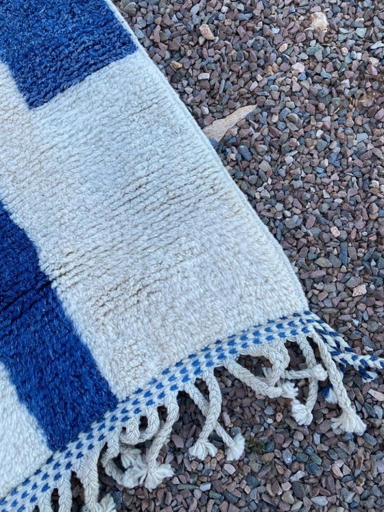 Image 1 of Handgefertigter Läuferteppich 300 cm x 70 cm