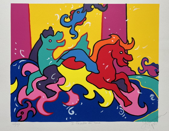 Image 1 of Screenprint Shunyam - Cavalli di Trevi I