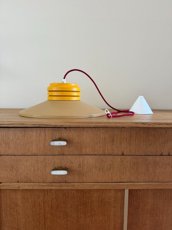 Lampada vintage danese design Space Age in una fantastica combinazione di colori – Danish design (photo 6 of 9)