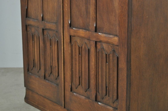 Image 1 of Armadio e/o mobile da ingresso in legno, pezzo unico in stile Art Nouveau, anni '30.