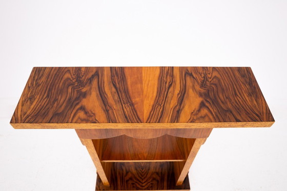 Image 1 of Art Deco console from the 1950s, Poland.