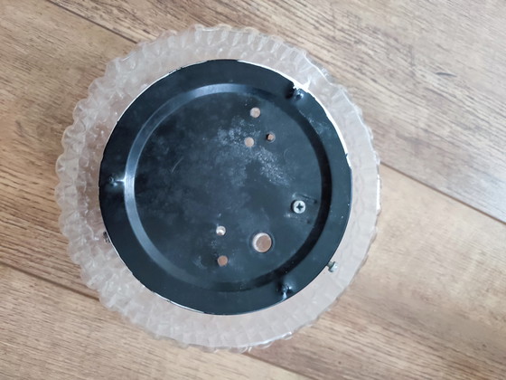 Image 1 of Vintage round glass ceiling lamp '70