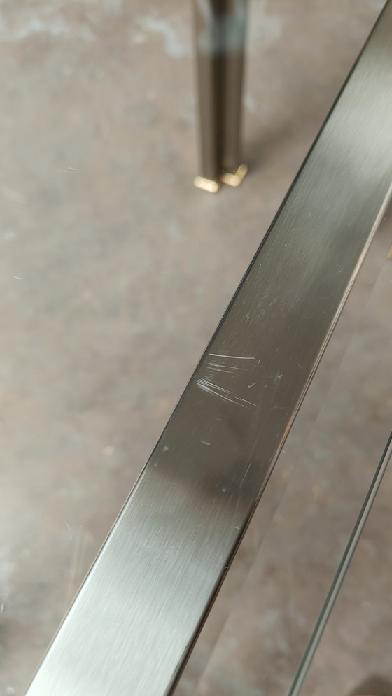 Image 1 of Tavolino laterale Hollywood Regency Maison Jansen Design 