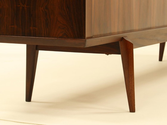 Image 1 of Grande credenza in palissandro con ante a tamburo di Oswald Vermaercke per V-Form, Belgio, anni '60