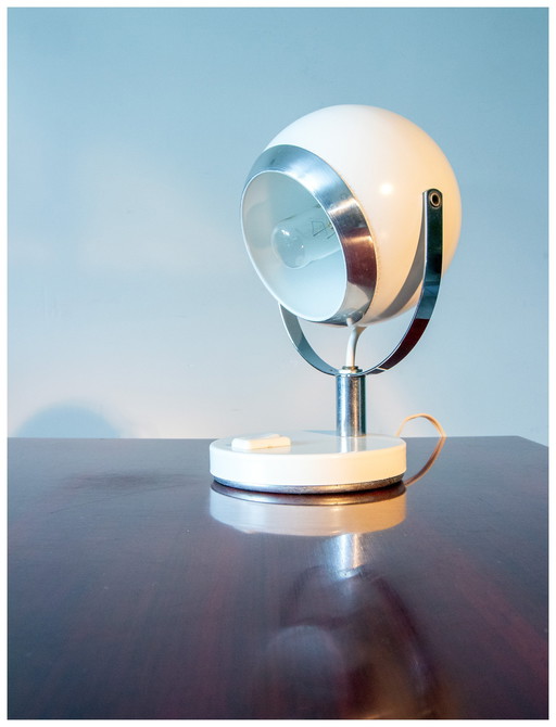 Tafellamp of wandlamp Oogbal 1970