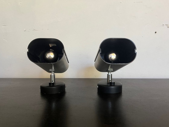 Set of 2 Vintage WILA Spotlights – Aluminium & Black – 1970s – Spot lights (photo 6 of 9)