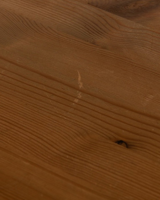 Image 1 of Vintage Danish Pine Round Extendable Dining Table Modul Møbler, Vinderup A/S 1980s